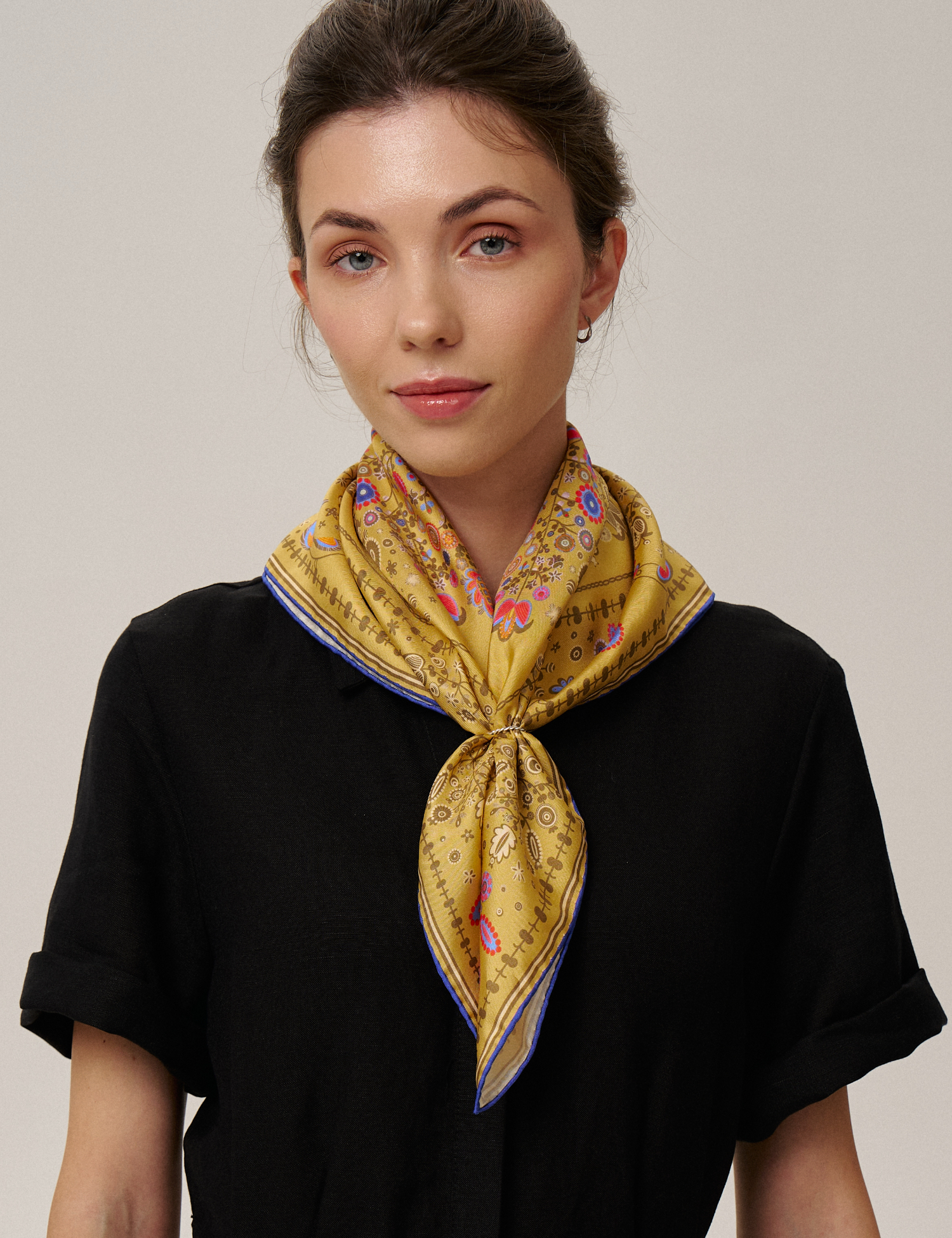 Картинка Шовкова хустина «Слобожанщина. Золоті жнива» 